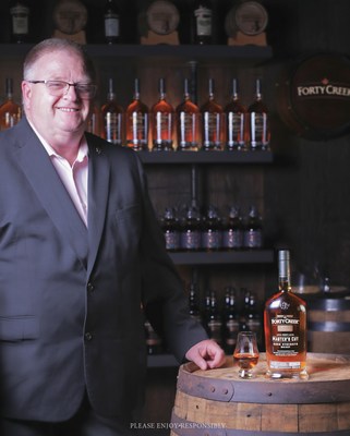 Forty Creek Master Blender Bill Ashburn's extended Forty Creek collection wins three awards and 11 medals at the 2022 Canadian Whisky Awards (CNW Group/Campari Group Canada)