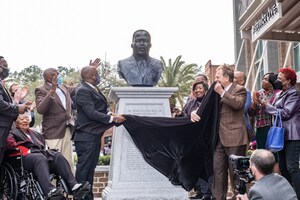 Plant Riverside District in Savannah, Ga. Officially Dedicates Martin Luther King, Jr. Park, Unveils City's First Monument to the Late Civil Rights Leader