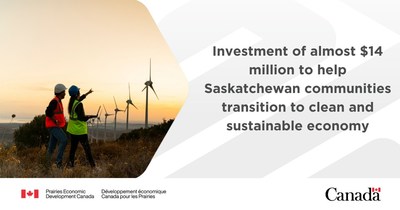 Government of Canada continues support for clean energy opportunities in Saskatchewan (CNW Group/Prairies Economic Development Canada)