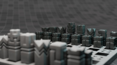 Brutalist architecture inspired chess set by Neobrutal. Launches on kickstarter.