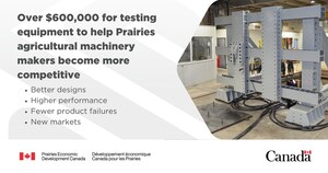 The Government of Canada invests in new testing equipment for manufacturers and innovators in Western Canada