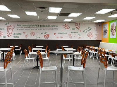 Located at 4801 S. Cooper Street in Arlington, the newest Shawarma Press franchise is operating in Walmart with a spacious 2,500 square foot restaurant and a roomy dining area that is perfect for groups, meetings, parties, and family gatherings. Catering options are also available upon request.