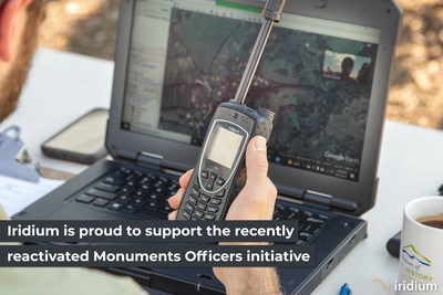 At the Virginia Museum of Natural History, Dr. Hayden Bassett tracked Monuments Officer personnel and helped conduct assessments over Iridium PTT.
