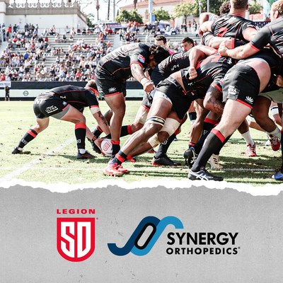Legion San Diego Rugby team partners with Synergy Orthopedics