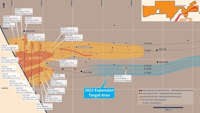 Figure 2 – Hurricane Zone Expansion Target Area (CNW Group/IsoEnergy Ltd.)