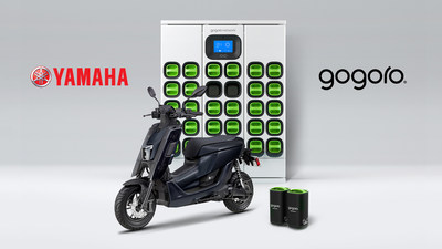 Yamaha expands portfolio of Gogoro-Powered vehicles, introduces new EMF scooter. New Yamaha EMF joins the existing Yamaha EC-05.