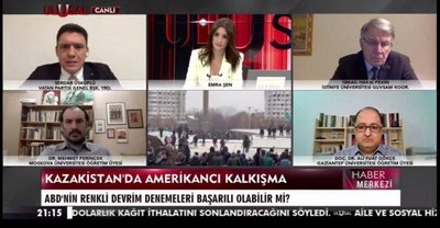Ulusal TV Newsroom: American plans in Kazakhstan and Ukraine also target Turkey (PRNewsfoto/Ulusal TV)