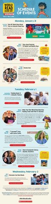 Scholastic and LitWorld to Host Free Virtual Event Series Leading Up to World Read Aloud Day Annual Celebration on February 2, 2022.