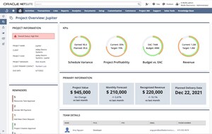 NetSuite Project 360 Empowers Project Managers to Deliver Projects on Time and Within Budget