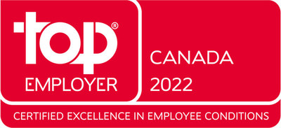 JTI-Macdonald nomme au premier rang des Top Employers au Canada pour son approche novatrice en matire d'quit, de sant mentale et de bien-tre. (Groupe CNW/JTI-Macdonald Corp.)