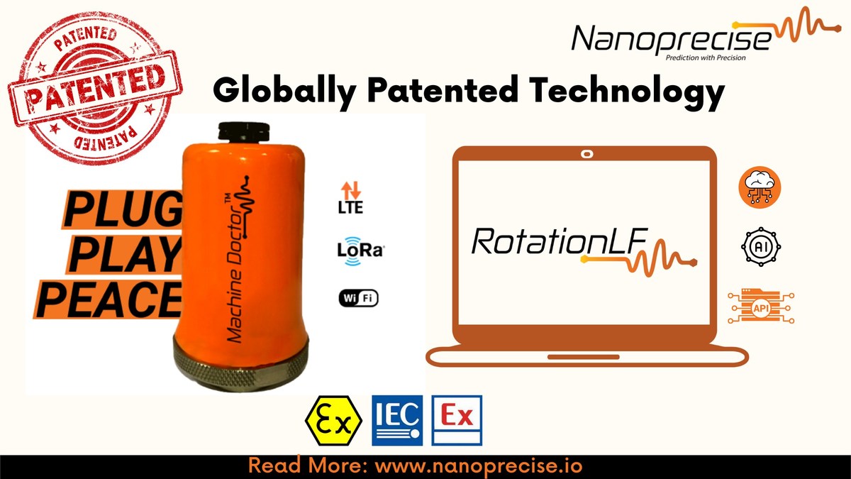 Patent Awarded to Nanoprecise Sci Corp for its Automated Predictive Maintenance Solution - Vimarsana News