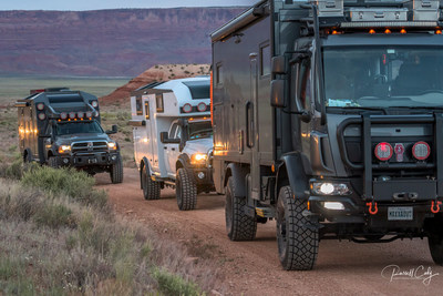Global X Caravan featuring Patagonia, Adventure XT, and Adventure Truck models.