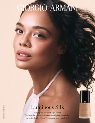 Tessa Thompson for Armani beauty by Mikael Jansson