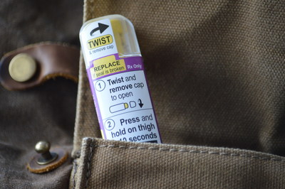 Windgap Medical's Compact Autoinjector in a Pocket ( www.windgapmedical.com )