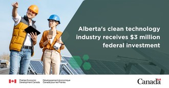 加拿大政府投资阿尔伯塔省的清洁技术产业，能源转型中心(CNW集团/加拿大草原经济发展)beplay数据中心