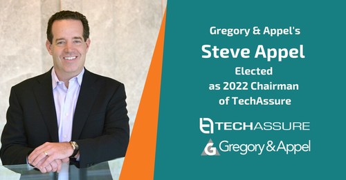 Gregory & Appel Insurance’s Steve Appel Elected as 2022 Chairman of TechAssure