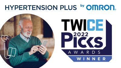 Hypertension Plus by OMRON in the U.K. was selected as a TWICE Picks Awards winner for the 2022 TWICE, Residential Systems, and TechRadar Pro Picks Awards, which honor the best and most influential consumer technology.