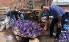 Grounded Life &amp; Home Unveils Three Massive 1,500+ Pound Amethyst Clusters at Pueblo Gem &amp; Mineral Show at Porte Cochere, Tucson Gem Show