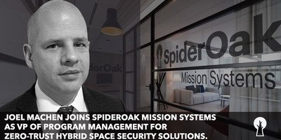 Joel Machen joins SpiderOak.