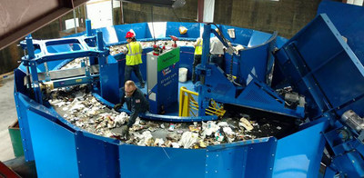 Example of a small-scale materials recovery facility. Revolution Recycling at Twin, Steamboat Springs, CO.