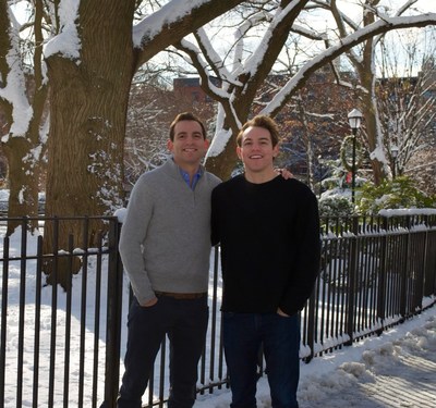Sam Stark (CEO, Co-founder), right, and Jake Stark (Co-founder), left