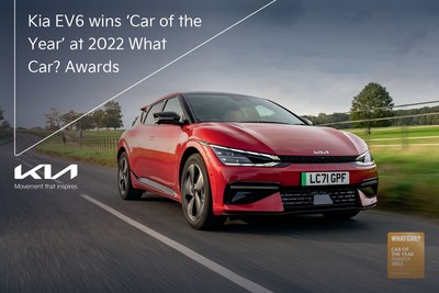 The Kia EV6 has won the overall ‘Car of the Year’ award at the prestigious 2022 What Car? Awards