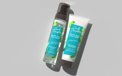 Carol's Daughter Wash Day Delight Gel-to-Foam Styler and Cream-Serum Moisturizer with Aloe and Glycerin