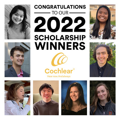 Congratulations to the 2022 Cochlear Graeme Clark and Anders Tjellström Scholarship winners, recognizing exemplary academics in young leaders throughout the hearing loss community.