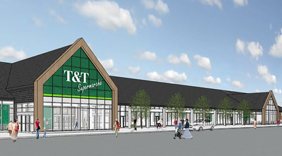 At the size of more than 6,500 square metre, the Montreal T&T store, located in Saint-Laurent, will be the largest T&T store in the country. (CNW Group/Loblaw Companies Limited)