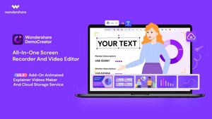 DemoCreator 5.5 Redefines Demo Videos Making by Combining Animated Video Editing Tools