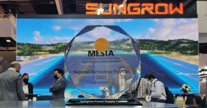 Sungrow remporte les MESIA Solar Awards 2022 en tant que « fournisseur régional de technologies pour les onduleurs » lors du Sommet mondial des énergies futures