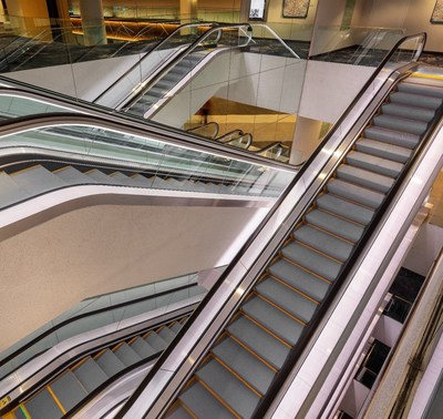 The KONE project at the New York Marriott Marquis was selected for 2022 Project of the Year in the Escalator Modernization category by Elevator World