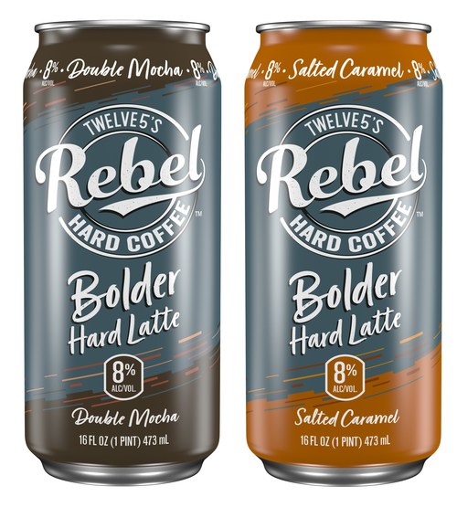 Twelve5’s Rebel Hard Coffee Debuts New BOLDER Hard Coffee with 8% ALC./VOL. in 16 oz. Single Serve Cans