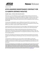 ATCO AWARDED MAINTENANCE CONTRACT FOR 15 ALBERTA DEFENCE FACILITIES
