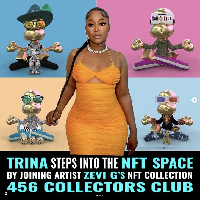 Trina Rockstarr "Diamond Princess" Apes into Metaverse with 456 Collectors Club - Vimarsana News