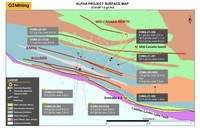 O3 Mining Intersects 12.0 g/t Au Over 8.3 Metres From Kappa Zone at its Alpha Project