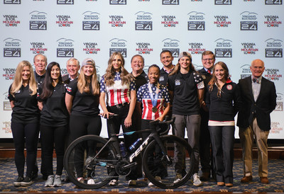 Leaders of Visit Virginia's Blue Ridge and the Virginia Tourism Corporation announced today that Team TWENTY24, a diverse team of female professional and junior cyclists, will officially relocate their base of operations from Idaho to Virginia's Blue Ridge.