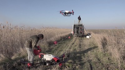 Russian farmers used XAG Agricultural Drone for rice cultivation