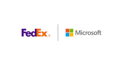 FesEx and Microsoft Logos