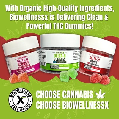 Legal THC Gummies! BioWellnessX