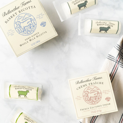 Bellwether Farms, a Sonoma-based family creamery, announces today it will be sampling new Fresh Sheep Cheese Logs, Whole Milk Basket Ricotta, and Crème Fraîche at the upcoming Winter Fancy Food Show from February 6 through February 8. This year, the Specialty Food Association's trade show brings together food brands in Las Vegas at the Las Vegas Convention Center after a two-year hiatus.