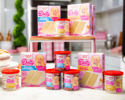 Duncan Hines launches Dolly Parton's Southern-Style baking mixes and frostings, available for a limited time online as part of the Dolly Parton's Baking Collection and in stores starting in March.