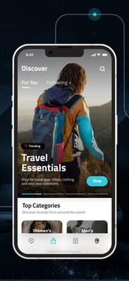 Route's Discover feature is curated to deliver brand storytelling and a unique online shopping experience to users and consumers.