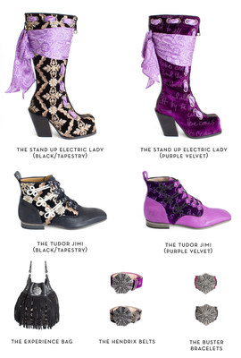 JOHN FLUEVOG SHOES JOINS FORCES WITH EXPERIENCE HENDRIX, . TO LAUNCH  THE WORLD'S FIRST JIMI HENDRIX FOOTWEAR COLLECTION