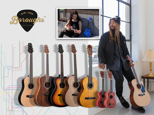 Boroughs Guitars and ukuleles are thoughtfully designed with a strong build, quality components, clear sound, good playability and stylish features all at excellent prices.