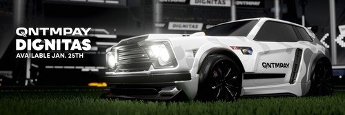 DIGNITAS LAUNCHES ROCKET LEAGUE VEHICLE DECALS ALONGSIDE DIGITAL BANK, QNTMPAY, FOR FIRST-EVER CO-BRANDED TEAM CAR