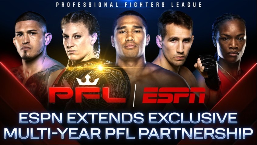 PFL, ESPN Agree on New Multiyear Broadcast Rights Deal