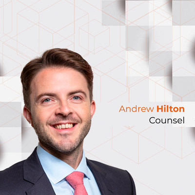 Andrew Hilton has been promoted to Counsel in the Haley Guiliano London Office.