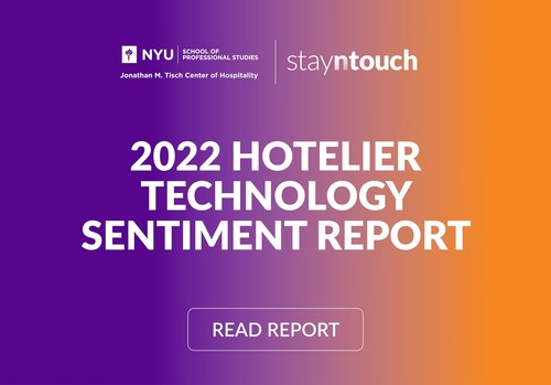 Report details hotelier sentiments on emerging technologies and trends in both hotel operations and the guest experience Report details hotelier sentiments on emerging technologies and trends in both hotel operations and the guest experience