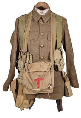 WWI Great British Torso Uniform and Accessories for auction in Australia at Lloyds Auctions